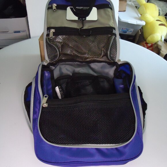 LL Bean Toiletry Bag Blue Travel Personal Organizer Medium Vacation 245361 - Picture 7 of 7